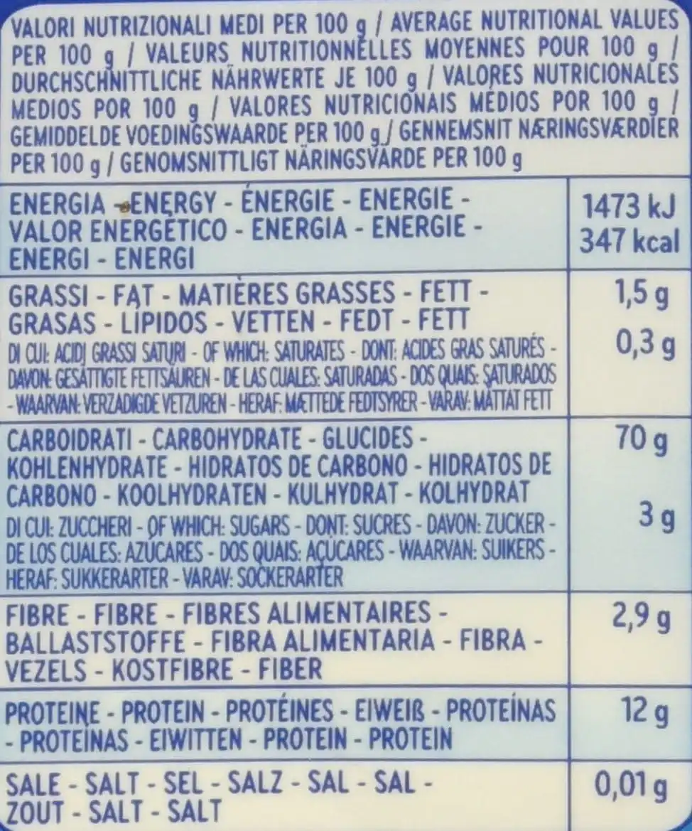 De Cecco Semola di Grano Duro Rimacinata - Confezione da 5 Kg (5x1 Kg)
