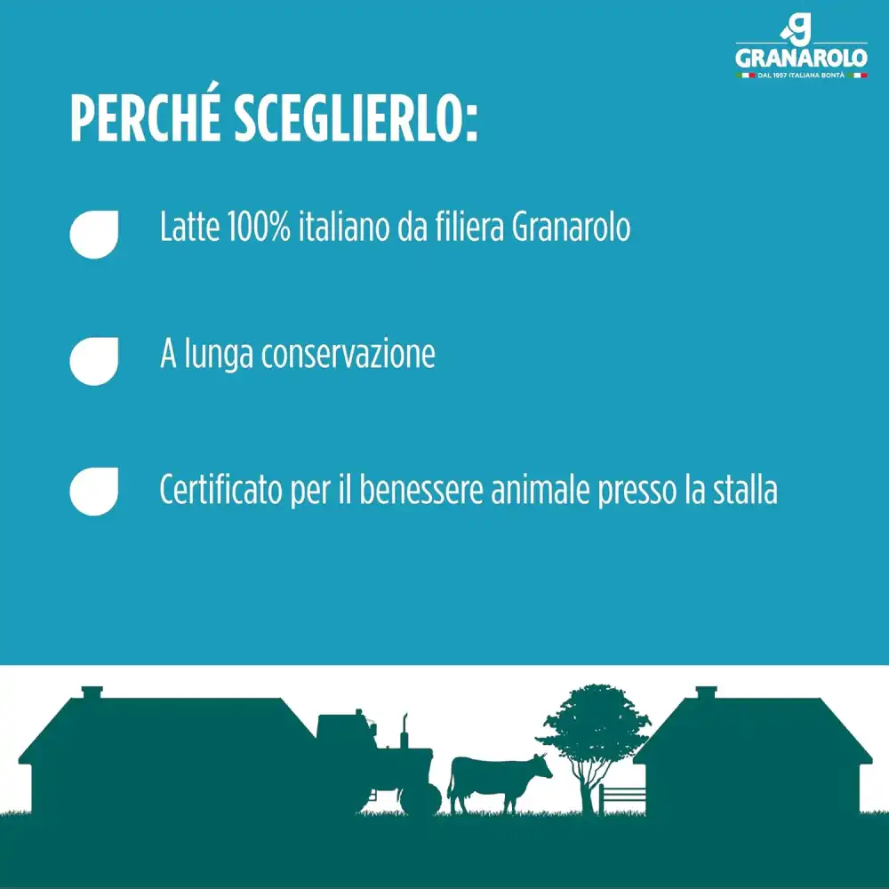 12x Granarolo Latte Parzialmente scremato UHT 12x500 ml a Lunga Conservazione