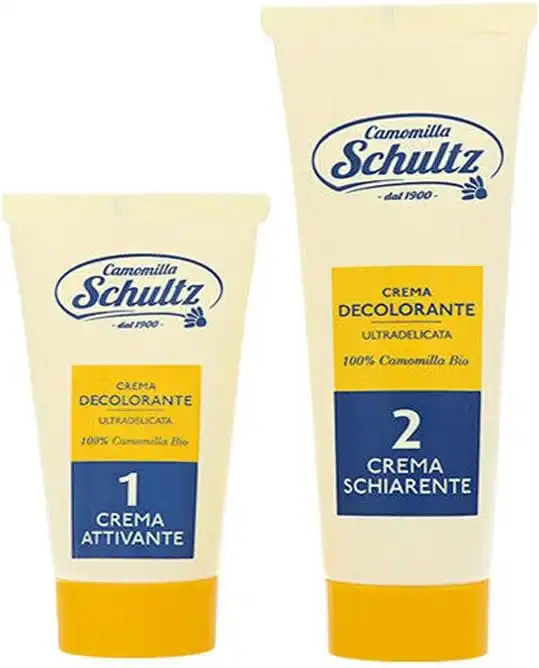 Schultz Crema Decolorante Alla Camomilla Delicata Peli Superflui 50ml Piu 25Ml