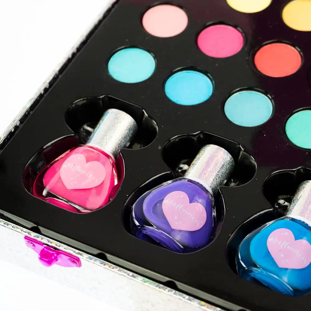 Influencer Selfie Ring Case Valigetta Make Up & Unghie Scintillante Età 6+