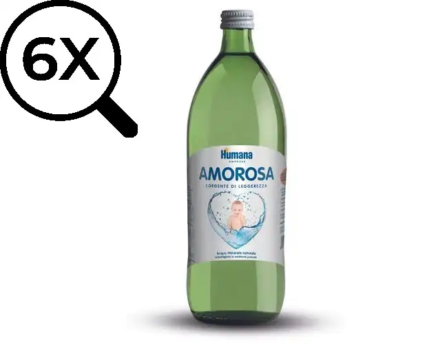Acqua Amorosa - Confezione 6x1000ml - Idratazione Pura e Naturale