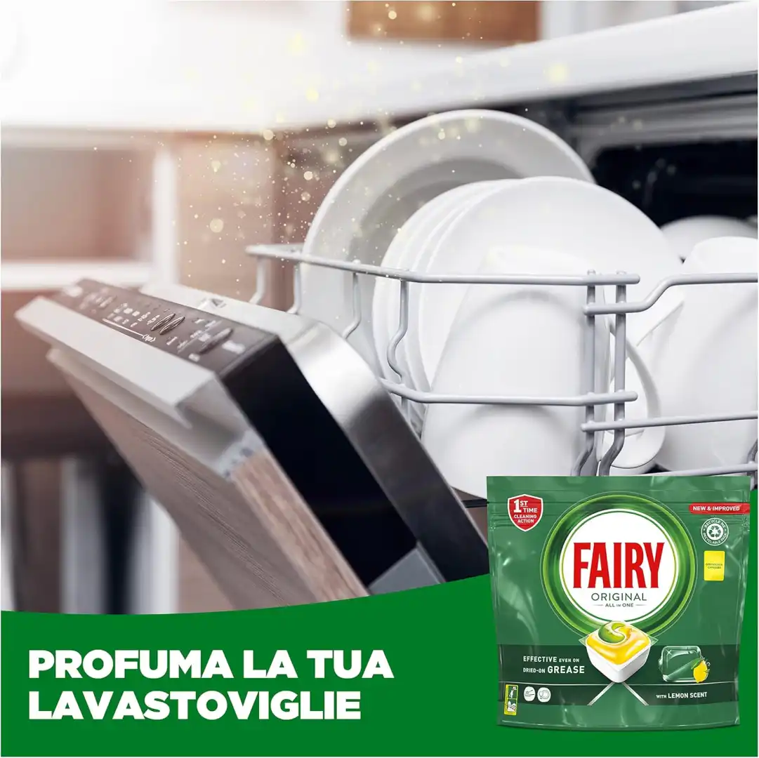 Fairy Original Pastiglie Lavastoviglie – 248 Capsule per Pulizia Profonda