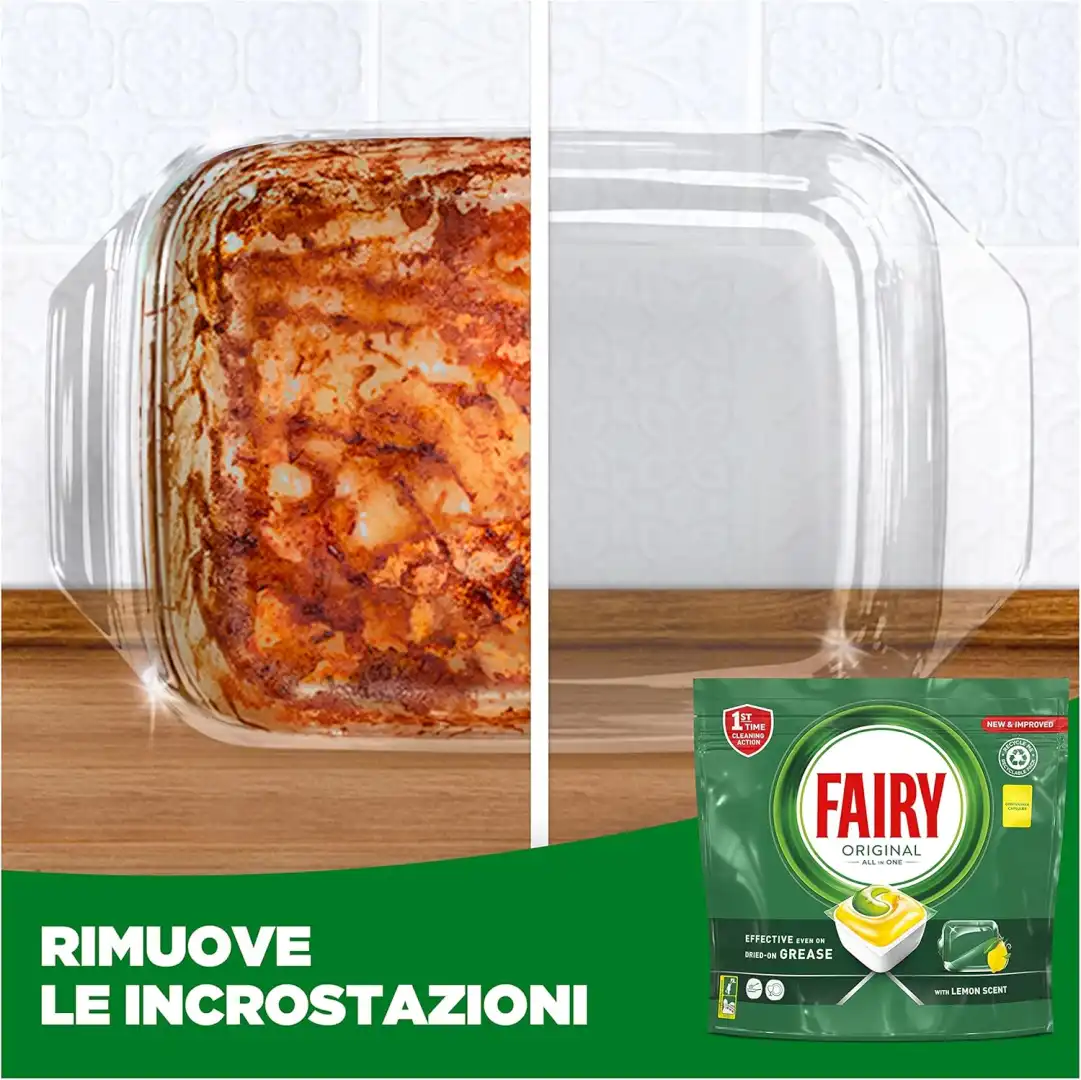Fairy Original Pastiglie Lavastoviglie – 248 Capsule per Pulizia Profonda