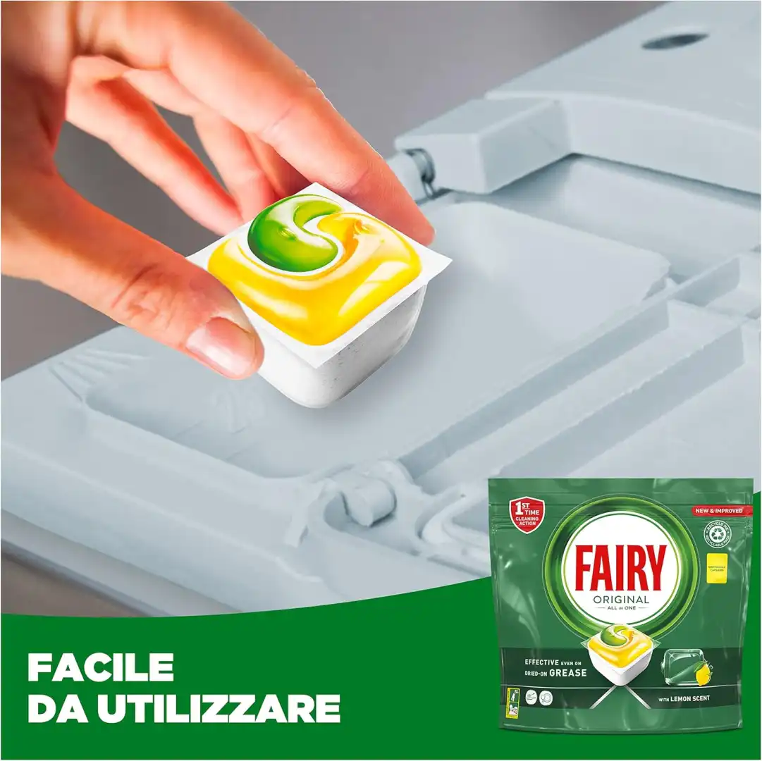 Fairy Original Pastiglie Lavastoviglie – 248 Capsule per Pulizia Profonda