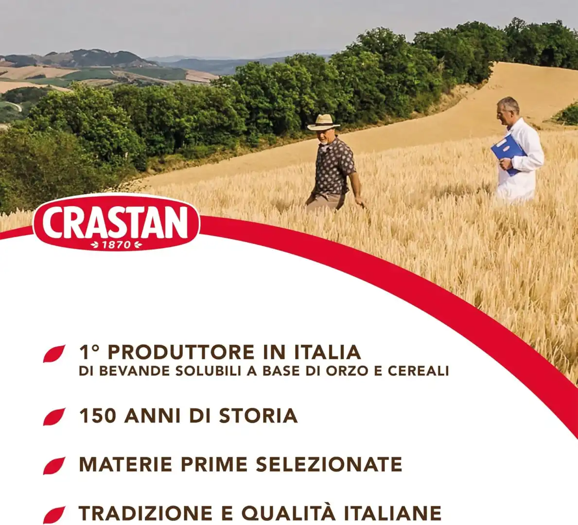 Crastan Ginseng Caffè Solubile 200g 25 Tazze per Confezione Set da 6 Barattoli