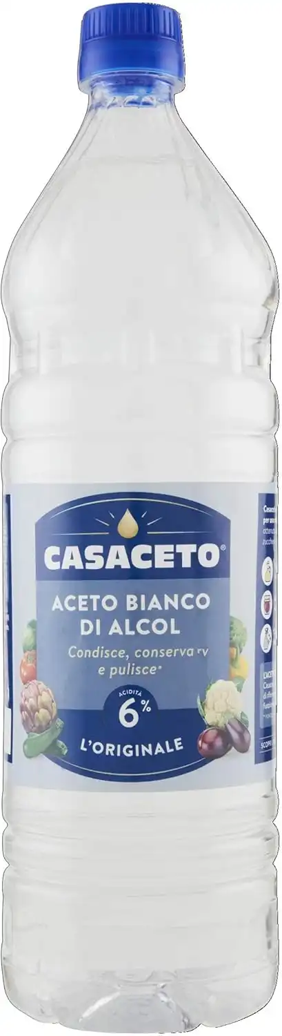 Aceto Bianco Di Alcol 6x1 Litro Ideale Per Condire Conservare Pulire In Cucina