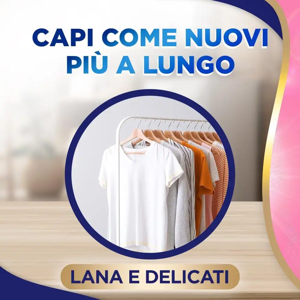 8x Lip Woolite Detersivo Liquido Lavatrice Per Lana e Capi Delicati 200 Lavaggi