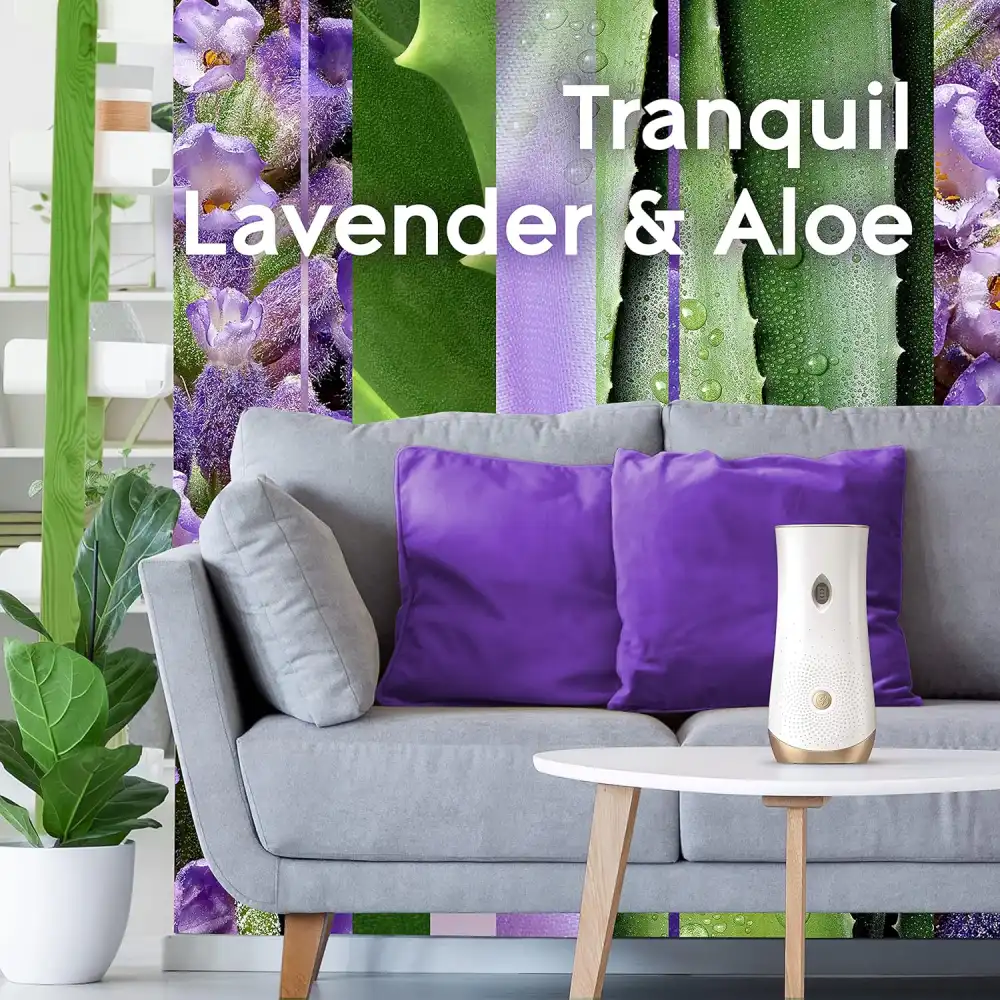 Glade Automatic Spray Ricarica Profumatore per Ambienti Lavander & Aloe 4x269ml