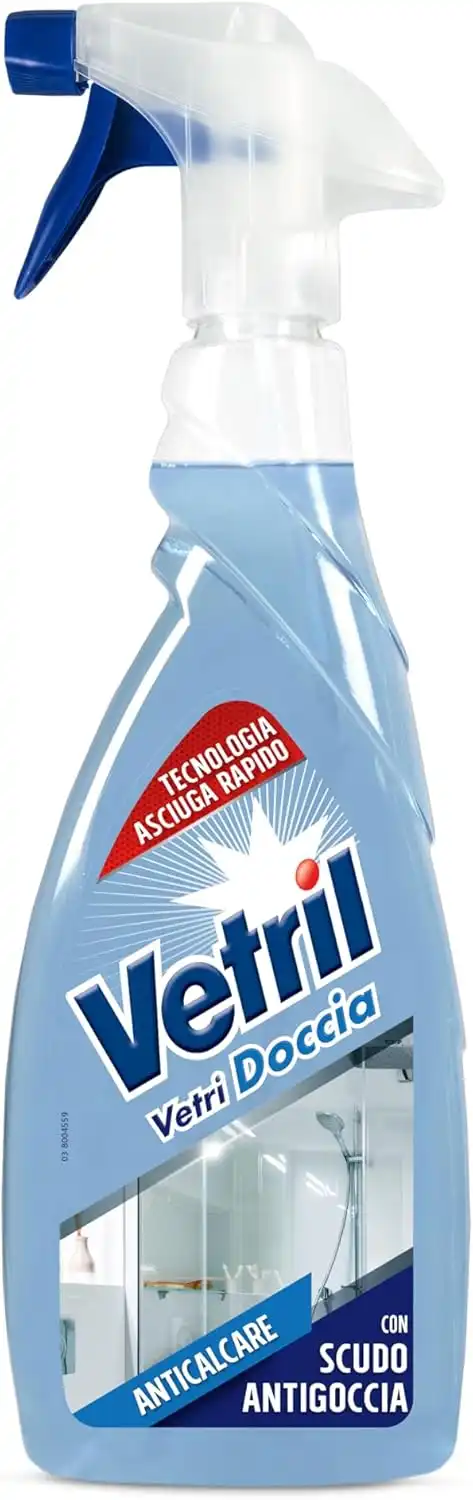 Vetril Natural Spray Vetri 650ml x4 – Detergente Brillantezza No Aloni