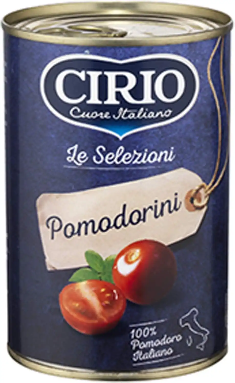 24 x Pomodorini Ciliegini Cirio 400 g in Succo di Pomodoro Lattina