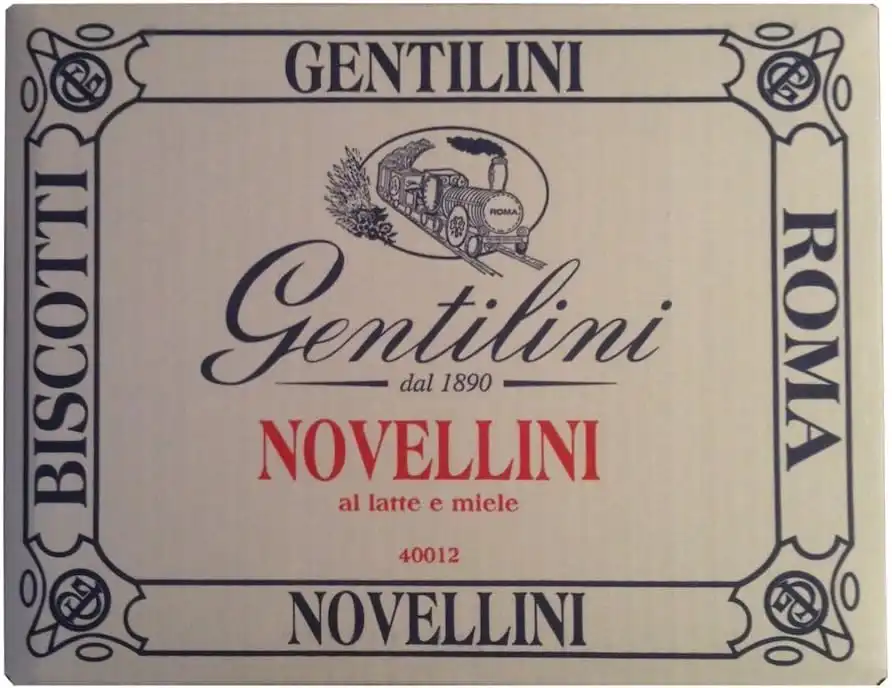 14 Confezioni di Biscotti Gentilini Novellini al Latte e Miele da 250gr