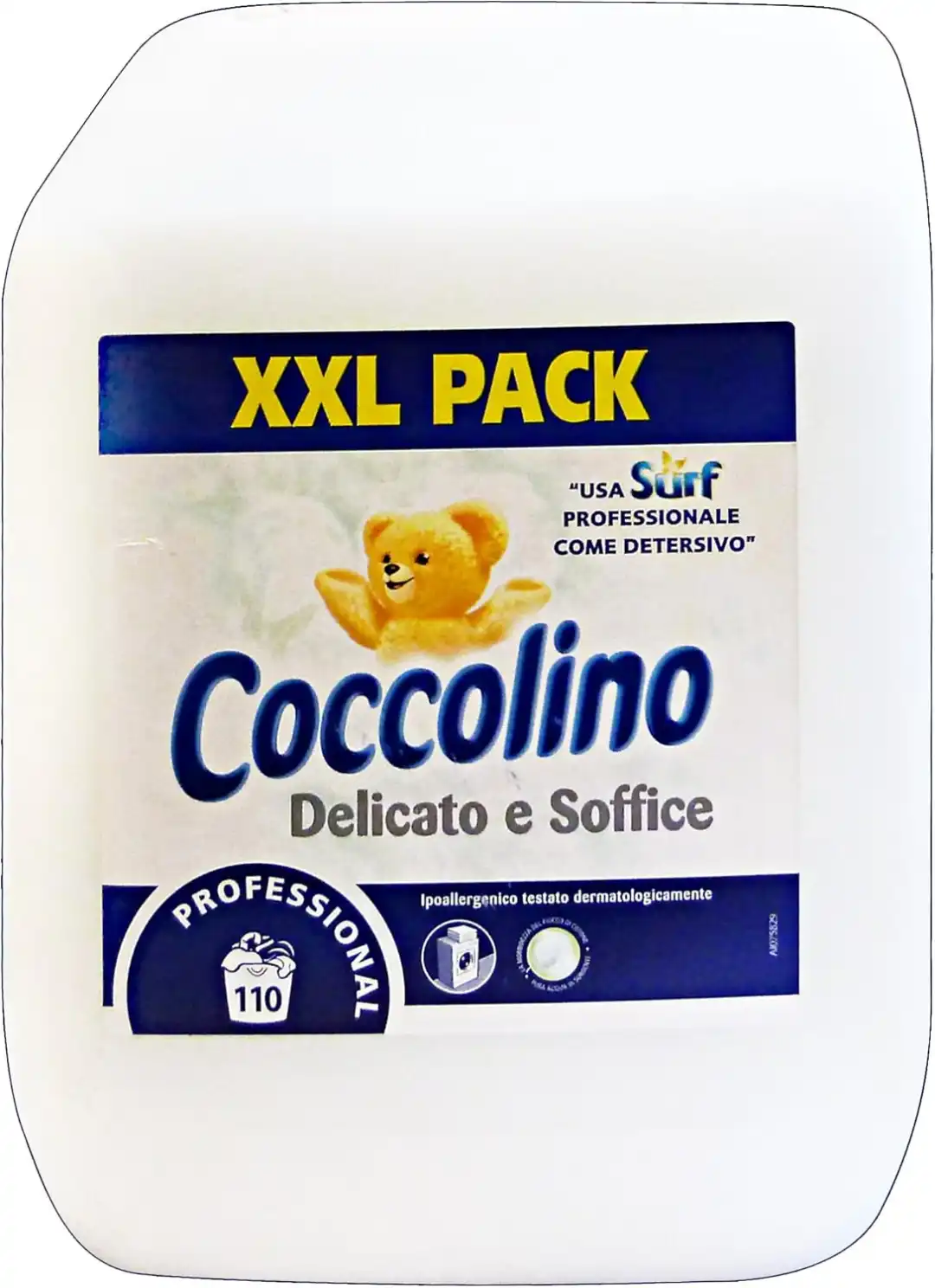 Coccolino Professional 10Lt Ammorbidente Delicato e Soffice 110 Lavaggi