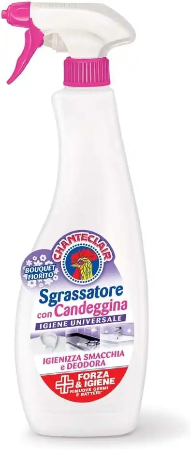 Chanteclair Sgrassatore Candeggina Bouquet Fiorito 12 Flaconi da 625 ml