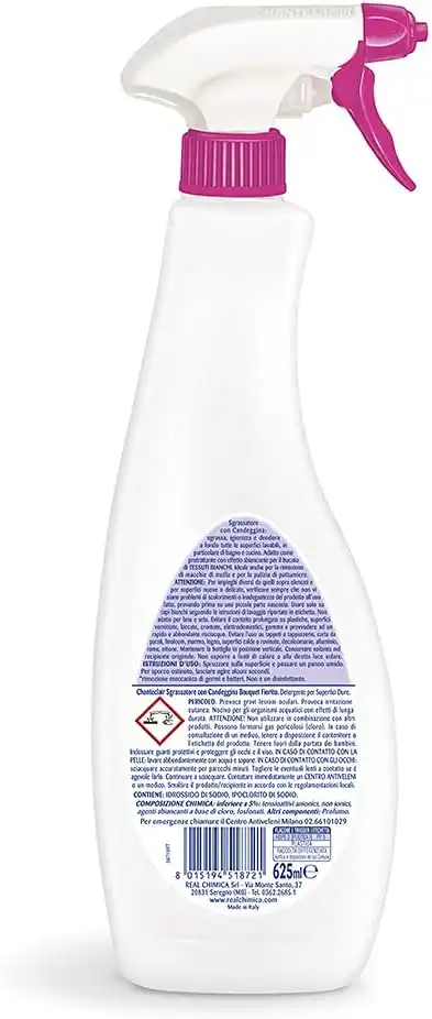 Chanteclair Sgrassatore Candeggina Bouquet Fiorito 12 Flaconi da 625 ml