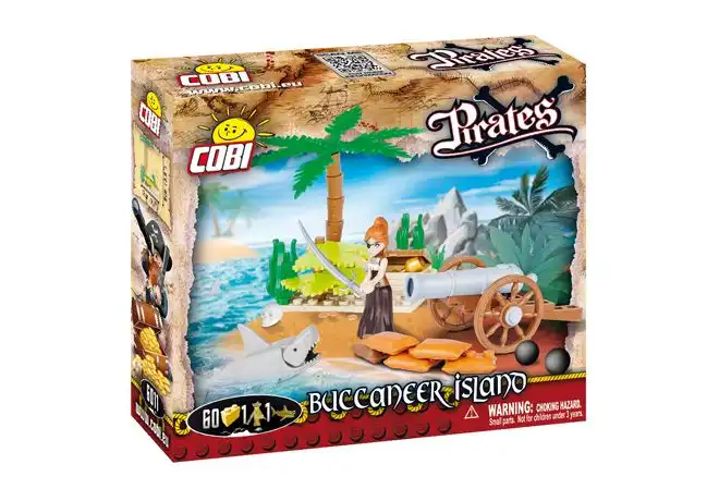 Cobi Gioco Costruzioni Cobi Isola Bucanieri 60 pz Pirates 11638 Pirati Anni 5+