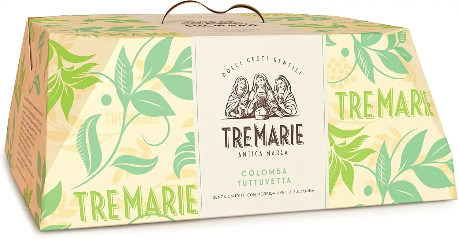 Tre Marie Colomba Tuttuvetta 1kg - Tradizione e Dolcezza Senza Canditi