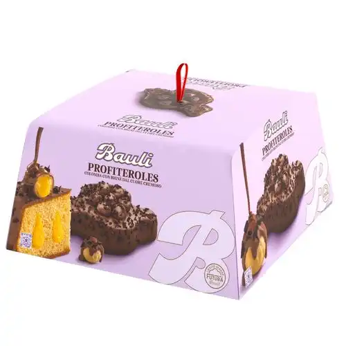 Bauli Colomba 750g Profiteroles - Golosa Farcitura al Cioccolato e Panna