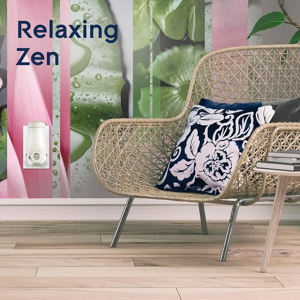 Glade Relaxing Zen Elettrico 1 Diffusore + 3 Ricariche Profumatore Ambiente