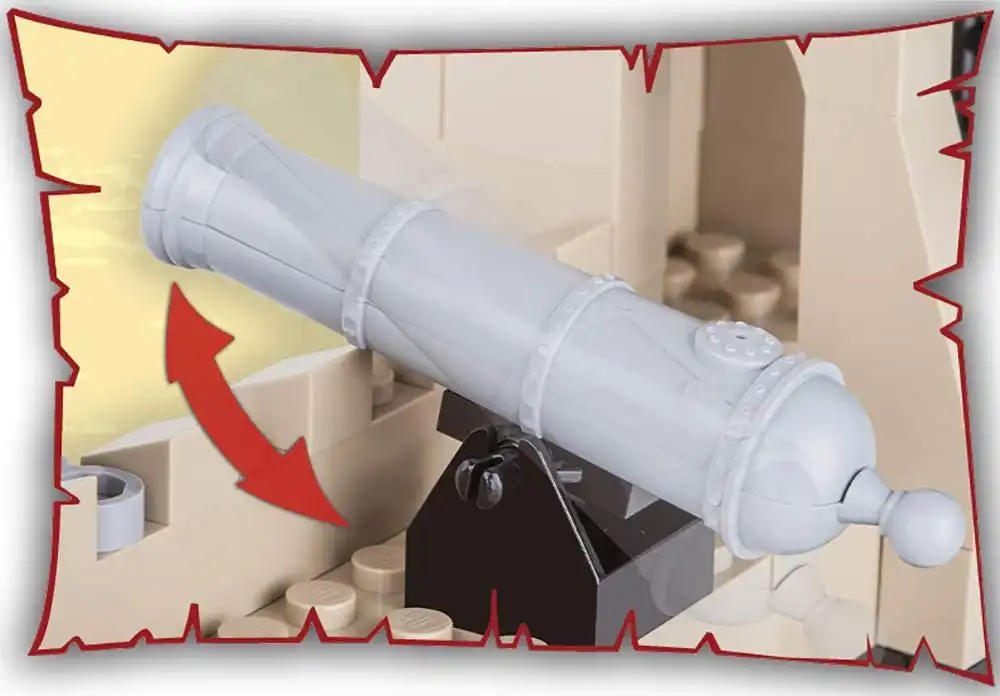 Costruzioni Cobi Fortezza Medeviale Roccaforte Per Pirati Gioco Bambini 335 Pz