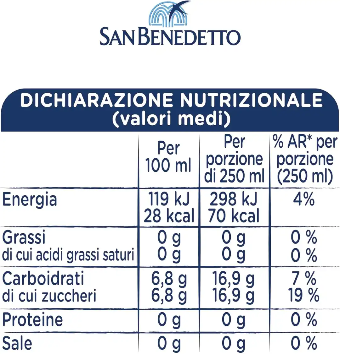 San Benedetto Baby Thè Limone 24x250ml – Bevanda Senza Teina per Bambini