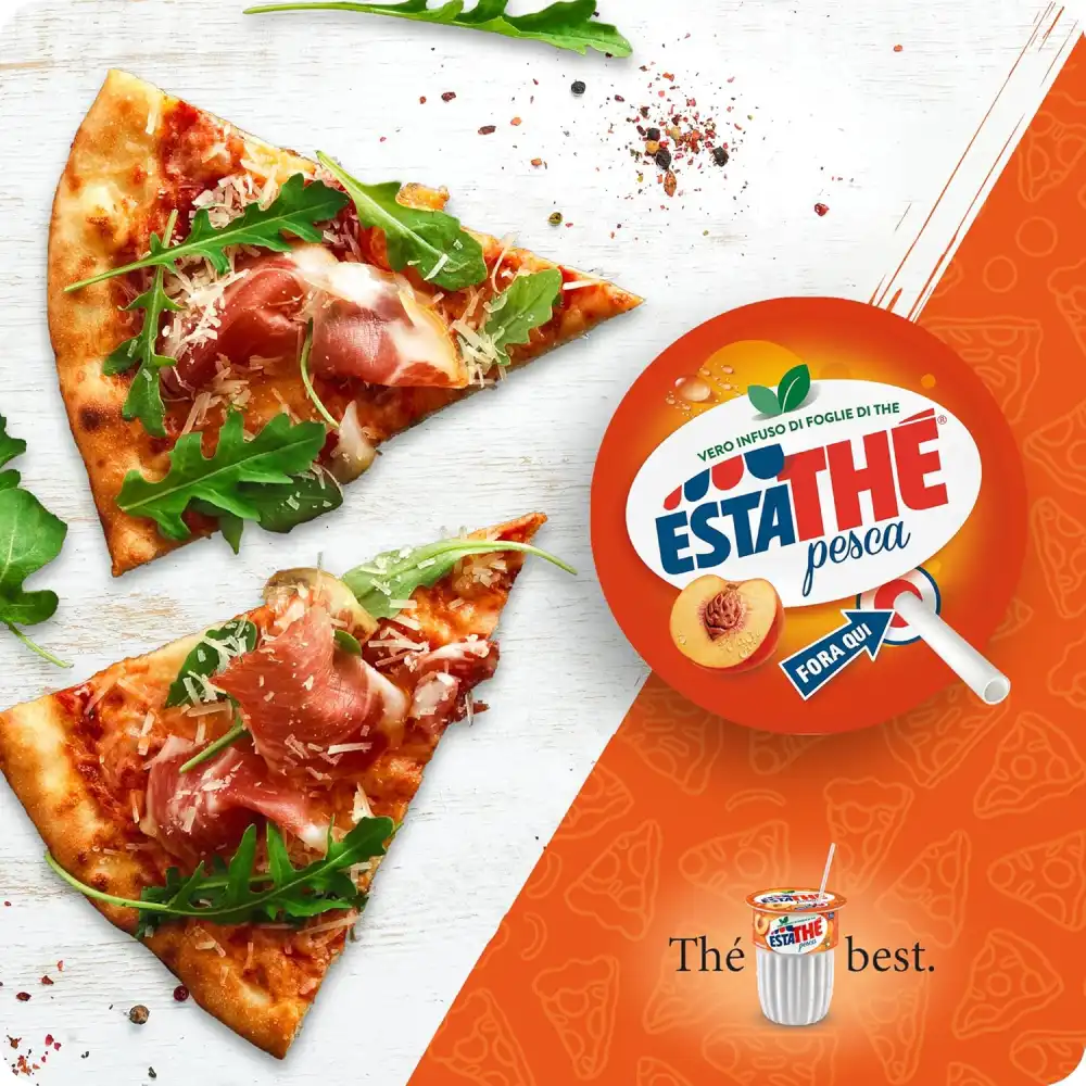 Estathé Pesca con Vero Infuso di Foglie di The e Succo di Pesca 72 x 200 ml