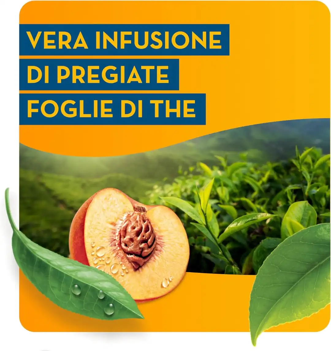 Estathé Pesca con Vero Infuso di Foglie di The e Succo di Pesca 72 x 200 ml