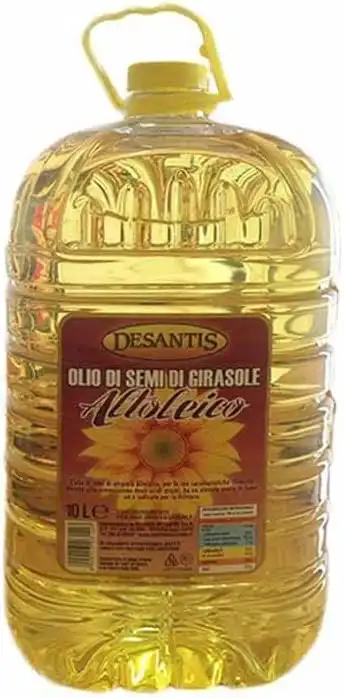 Desantis Olio di Semi di Girasole Altoleico in Pet da 10lt Totale 10 Litri