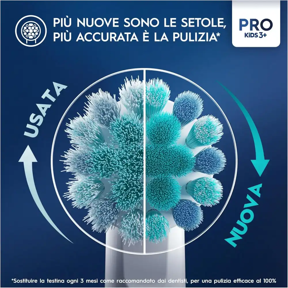 Oral-B Pro Kids Frozen Spazzolino Elettrico Ricaricabile Bambini 3+ Elsa Anna