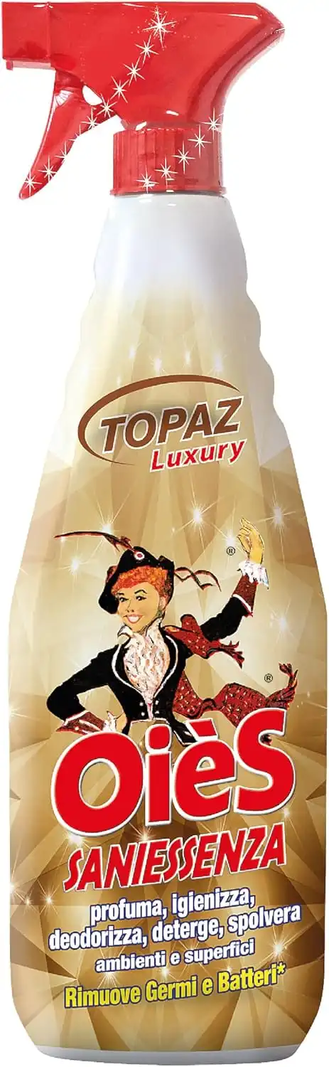 1x OièS Saniessenza Topazio 750ml Spray Multiuso Profuma Igienizza Deodorizza