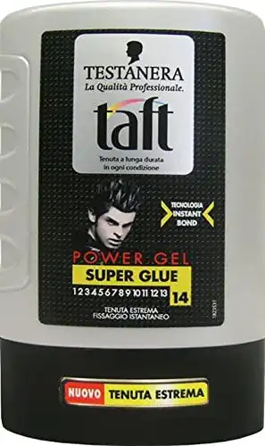 Set da 6 Pezzi Testanera Taft Power Gel 300ml Super Glue Tenuta Estrema