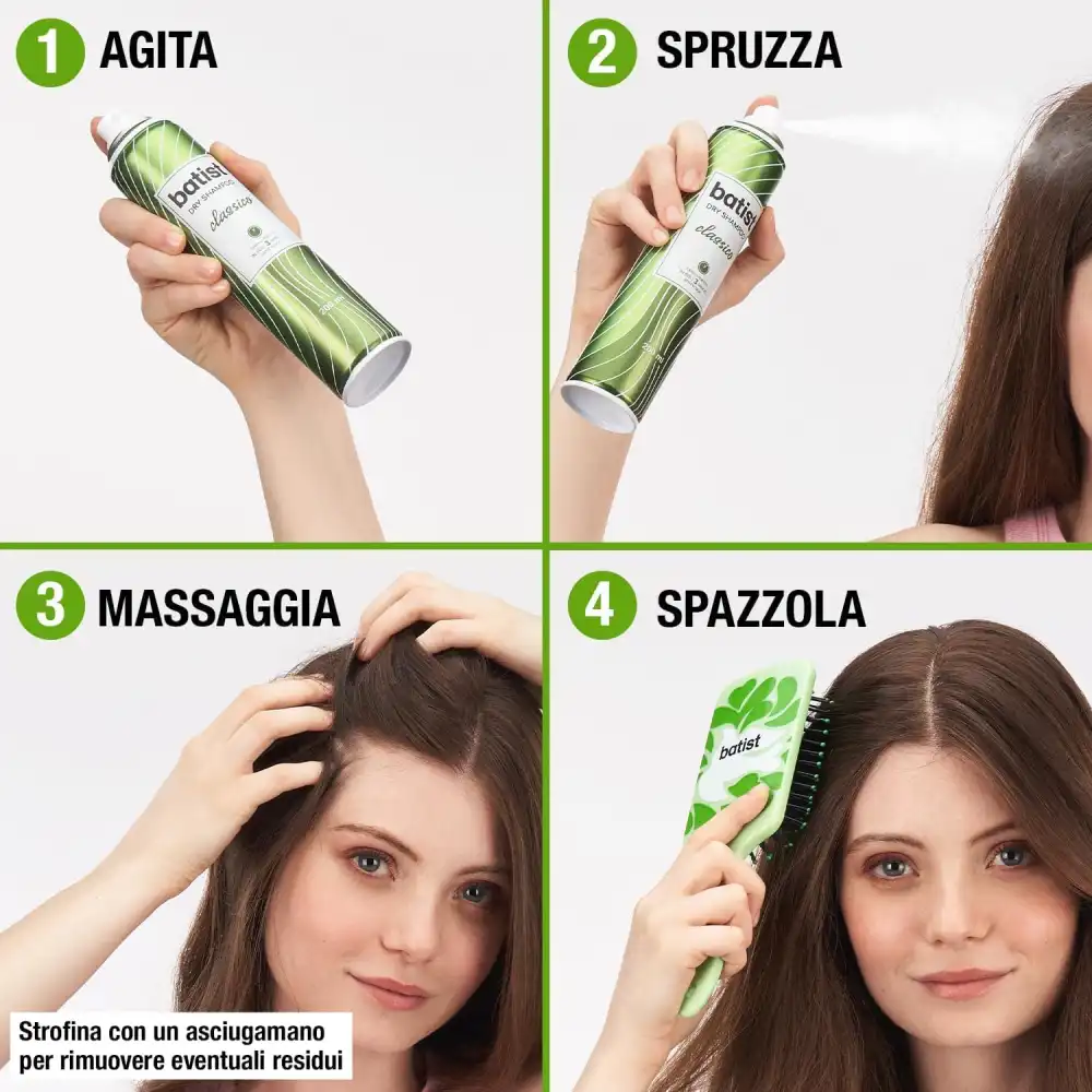 Batist Shampoo Secco Classico 2x75 ml, ravvivante per capelli perfetti in 3 minuti