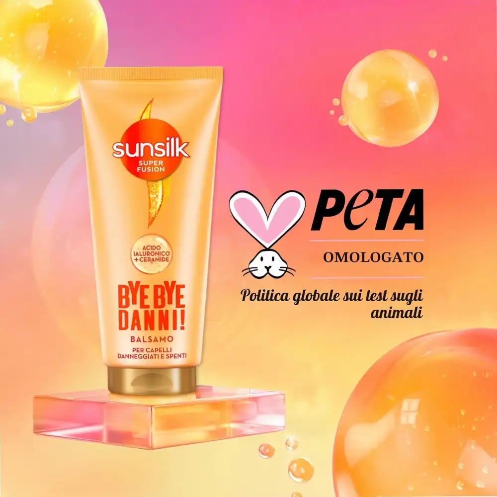 Sunsilk Bye Bye Danni Balsamo 6X180Ml Capelli Danneggiati Ceramide 6Pz