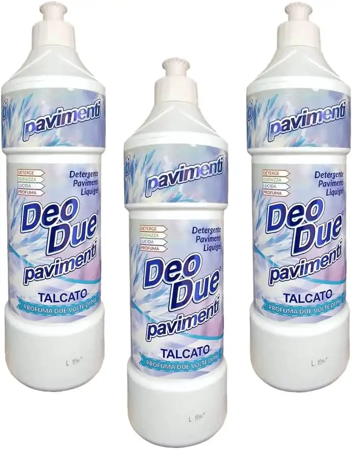 Deo Due Pavimenti Talcato 3x750ml – Detergente Profumato Igienizzante
