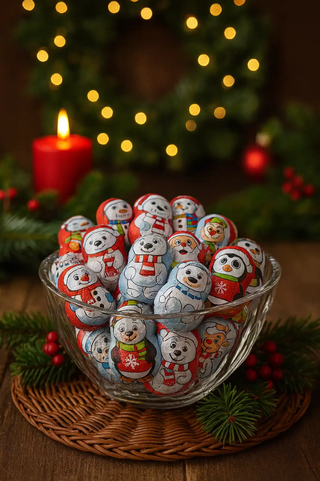 Tenerotti Natale Assortiti Cioccolato Al Latte 1Kg Dolcetti Natalizi Decorativi