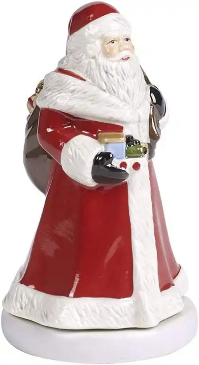 Villeroy & Boch Nostalgic Melody Babbo Natale Girevole Statuetta in Porcellana