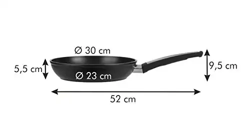 Tescoma Padella da Cucina per Cucinare con 3 Scomparti Cuocere Tre Alimenti