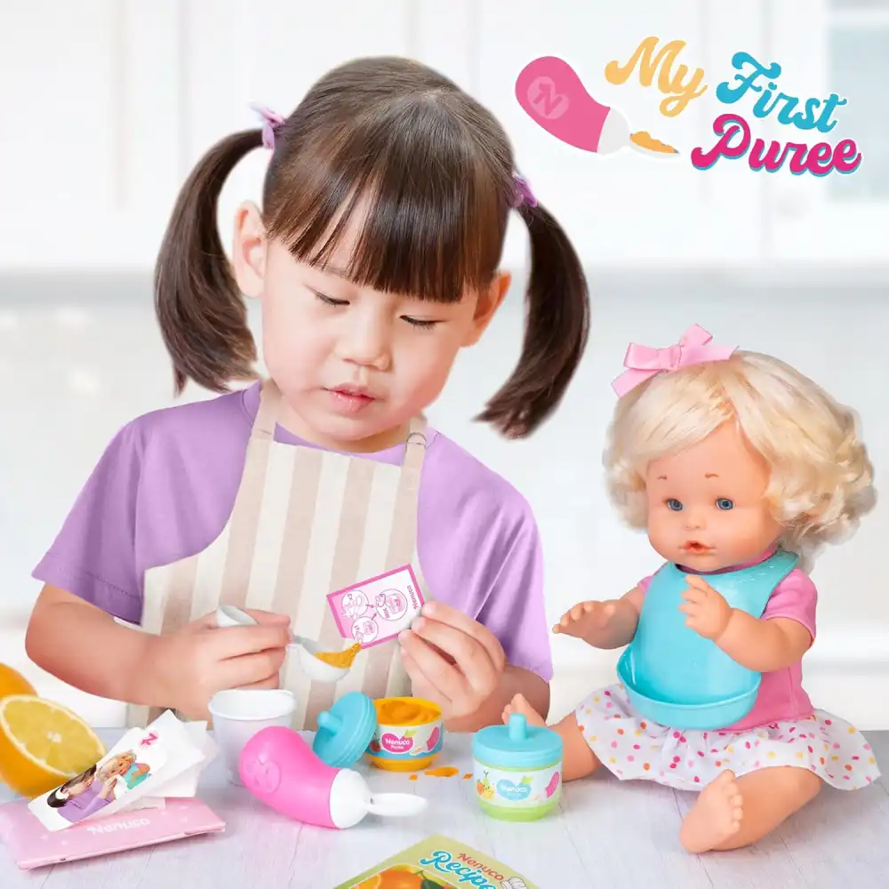 Nenuco Prima Pappa Bambola 35Cm Con Accessori Cucina E Pappa Gioco Bambini 3+