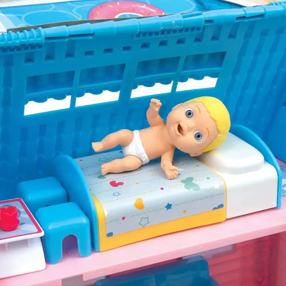 Cicciobello Amicicci Casa Trolley – Playset Valigia con Accessori e Bambolotto