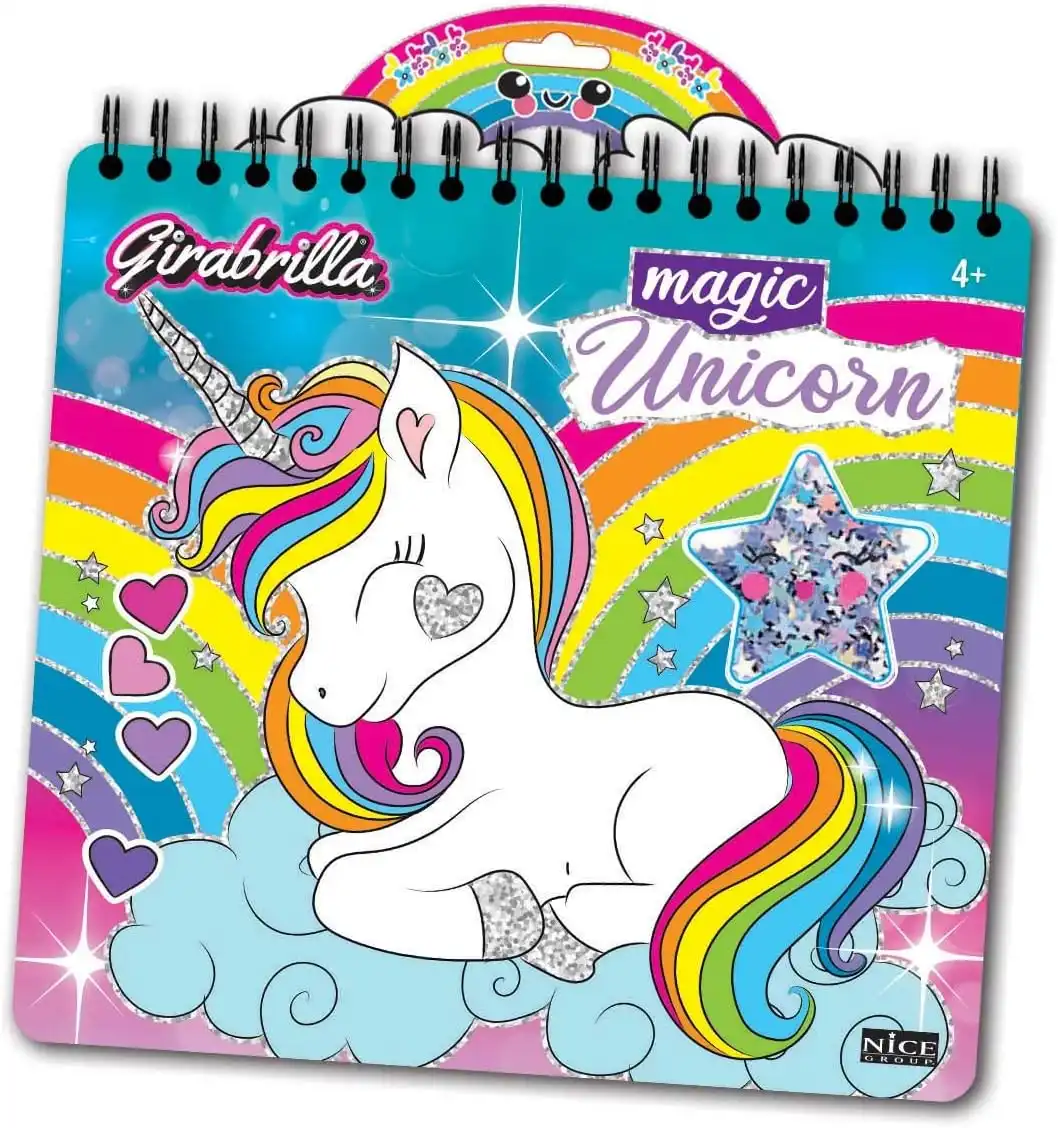 Libro Magic Unicorn Da Colorare Con Disegni Attività Creative Bambini 4+ Nice