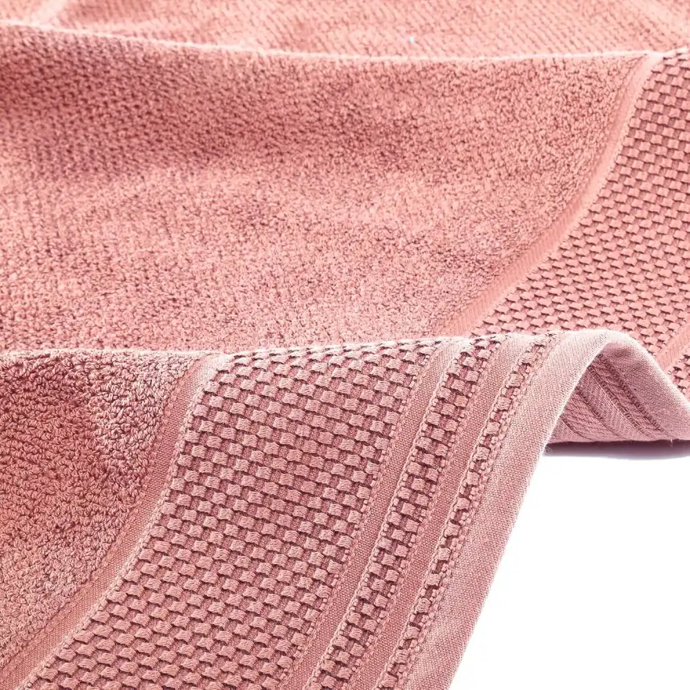 Caleffi - Asciugamano con Ospite in Cotone Gim, Colore Rosa, Eleganza e Comfort