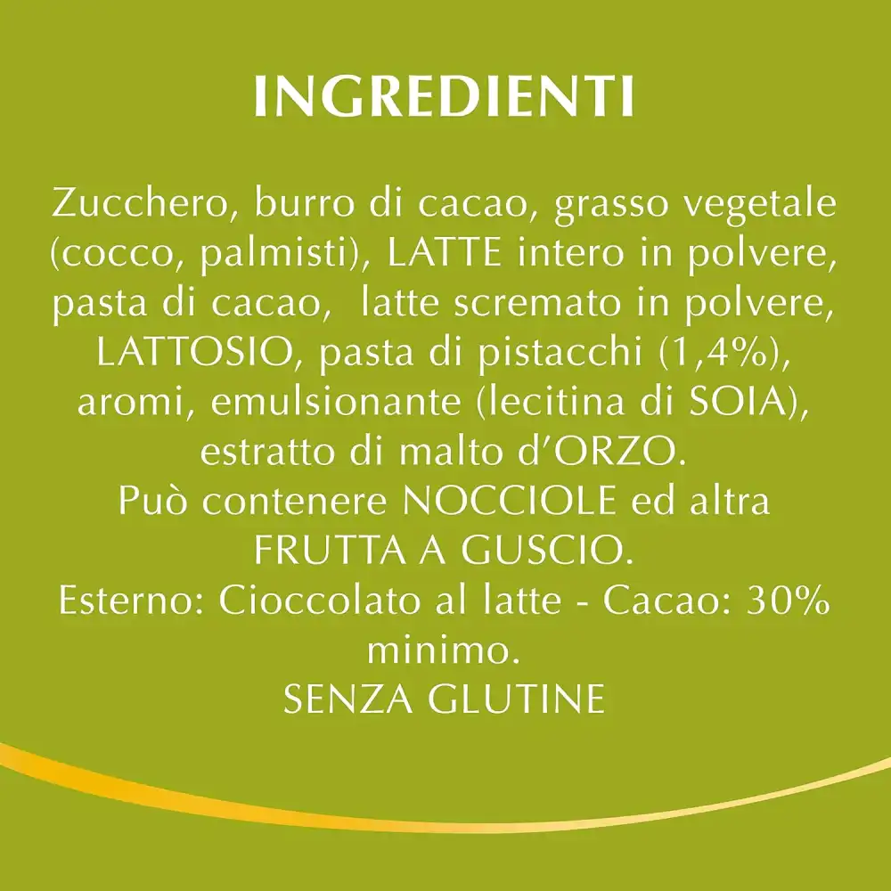 Lindt San Valentino Cioccolatini Lindor a Forma di Cuore al Pistacchio