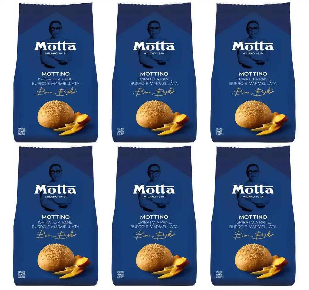 6x Motta Mottino Ispirato a Pane Burro e Marmellata Bruno Barbieri 6x270gr