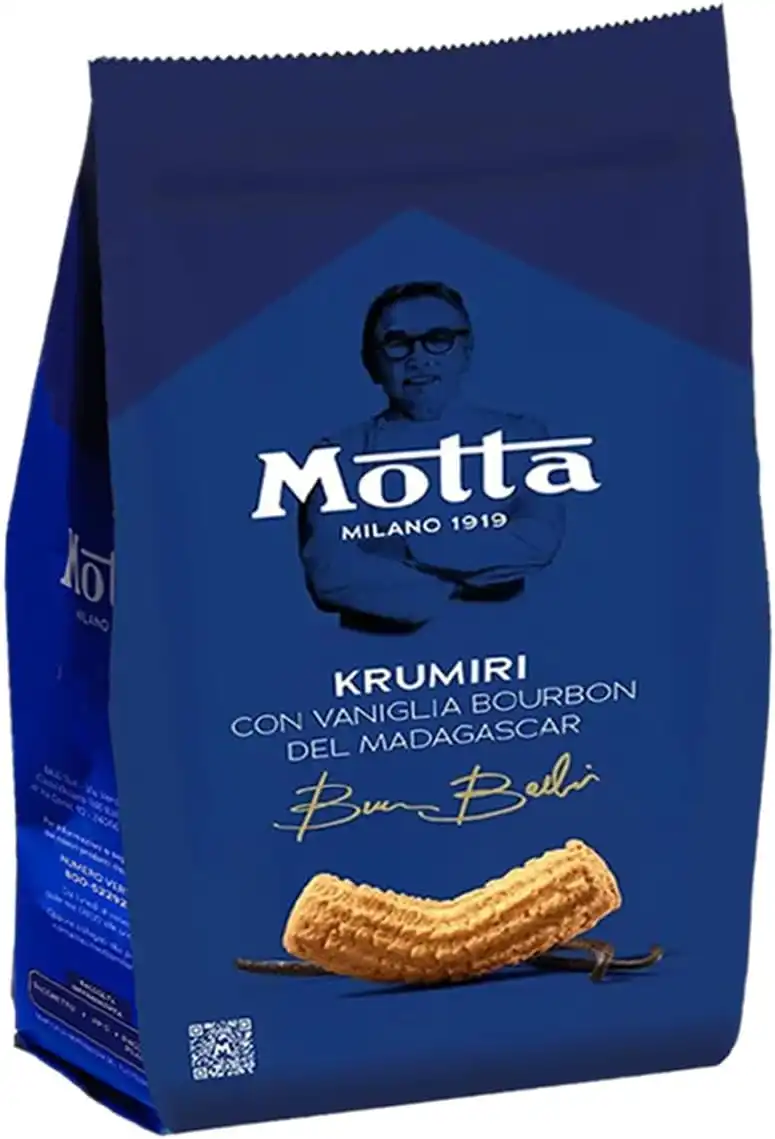 5x Motta Biscotti Krumiri Classici Con vaniglia Bourbon del Madagascar 5x290gr