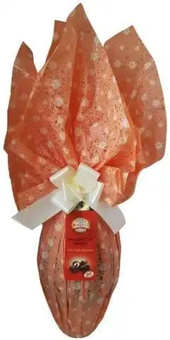 Uovo di Pasqua GRECO Cioccolato Extra Fondente Decorato con Fiocco da 1Kg