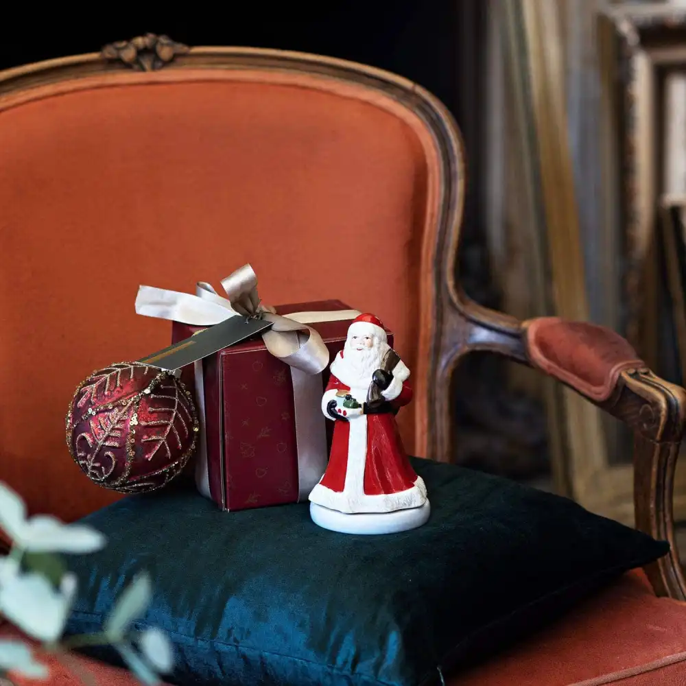 Villeroy & Boch Nostalgic Melody Babbo Natale Girevole Statuetta in Porcellana