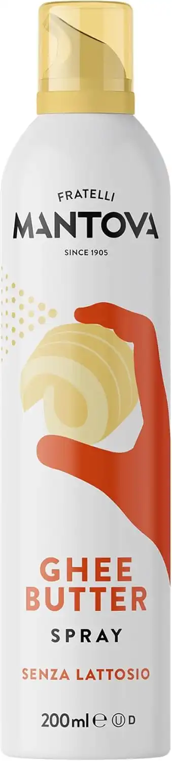 Ghee Butter Spray 200ml Burro Chiarificato Senza Lattosio Naturale Cucina Facile