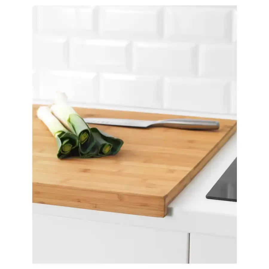 Tagliere in Bambù, 53x46 cm, Resistente, Ampio e Ideale per la Cucina
