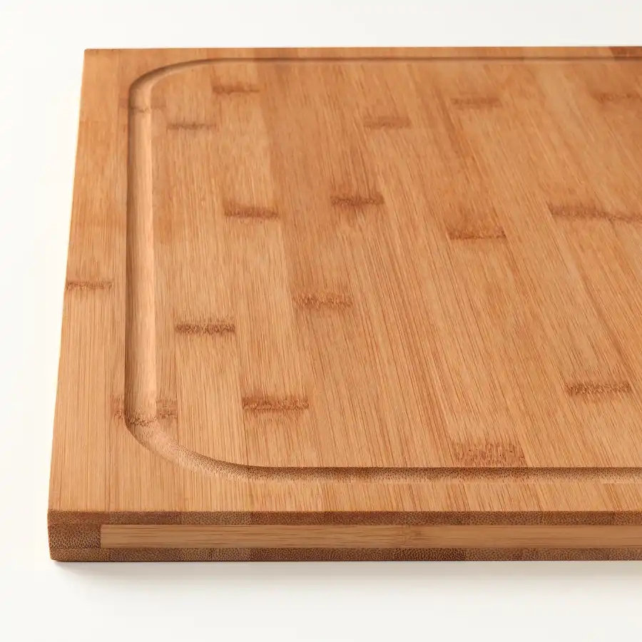 Tagliere in Bambù, 53x46 cm, Resistente, Ampio e Ideale per la Cucina