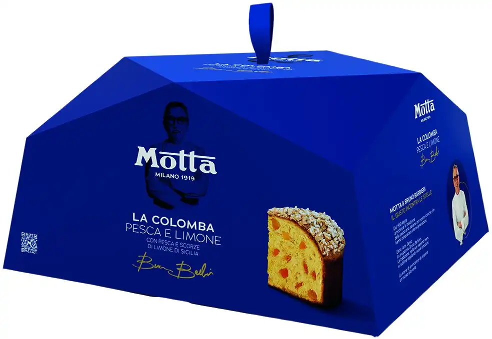 Motta Colomba Dolce Pasquale con Pesche e Scorze di Limone di Sicilia 750gr