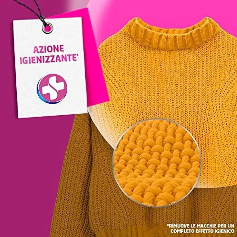 12 Confezioni da 725 ml, Vanish Oxi Action Spray Pre-Trattante Senza Candeggina